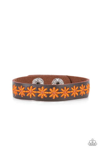 Wildflower Wayfarer - Orange - Paparazzi Accessories