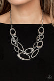 Game OVAL - Silver - Paparazzi Accessories
