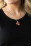 Formal Florals - Orange - Paparazzi Accessories