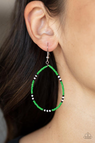 Keep Up The Good BEADWORK - Green - Paparazzi Accessories