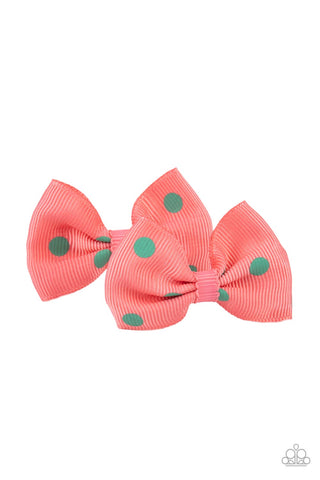 Polka Dot Drama - Orange - Paparazzi Accessories