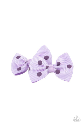 Polka Dot Drama - Purple - Paparazzi Accessories