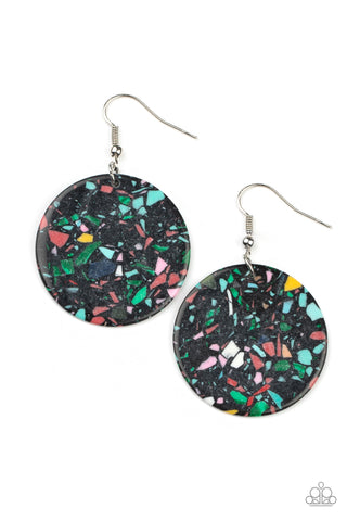 Tenaciously Terrazzo - Black - Paparazzi Accessories