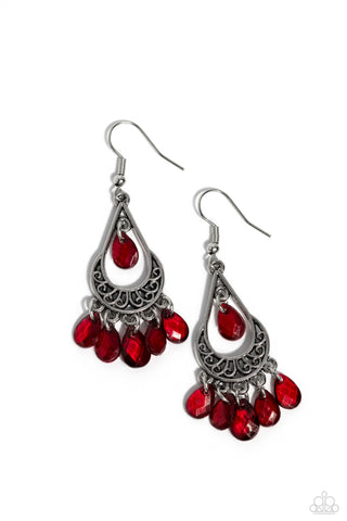 Beachside Ballroom - Red - Paparazzi Accessories