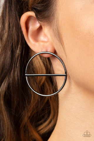 Dynamic Diameter - Black - Paparazzi Accessories