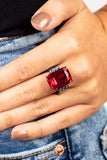 Epic Proportions - Red - Paparazzi Accessories