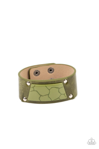 Geo Glamper - Green - Paparazzi Accessories