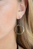 Spiraling Out of COUTURE - Brass - Paparazzi Accessories