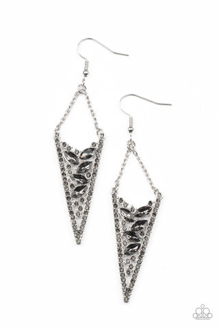 Sharp-Dressed Drama - Silver - Paparazzi Accessories