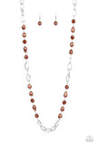 Tea Party Tango - Brown - Paparazzi Accessories