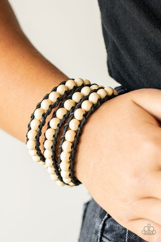 Pine Paradise - White - Paparazzi Accessories