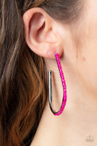 Beaded Bauble - Pink - Paparazzi Accessories