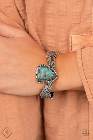 Desert Roost - Blue - Paparazzi Accessories