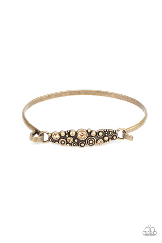 Bubbling Whimsy - Brass - Paparazzi Accessories