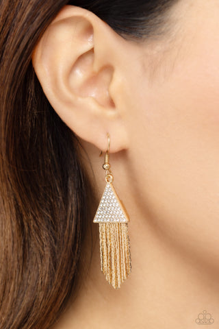 Pyramid SHEEN - Gold - Paparazzi Accessories
