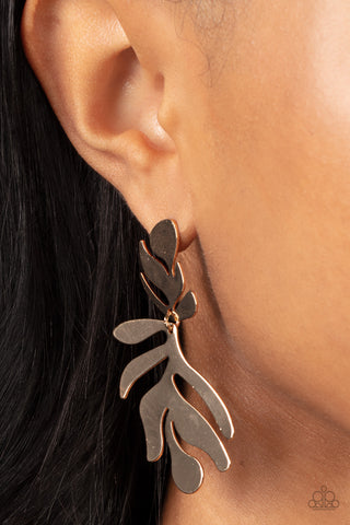 Palm Picnic - Gold - Paparazzi Accessories
