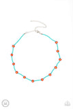 Colorfully Flower Child - Blue - Paparazzi Accessories