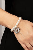 Cutely Crushing - White - Paparazzi Accessories
