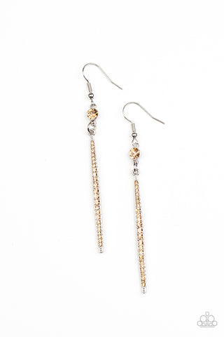 Skyscraping Shimmer - Brown - Paparazzi Accessories
