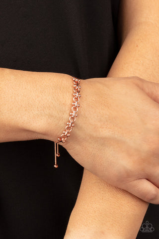 Slide On Over - Copper - Paparazzi Accessories
