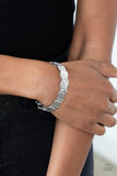 Urban Stackyard - Silver - Paparazzi Accessories