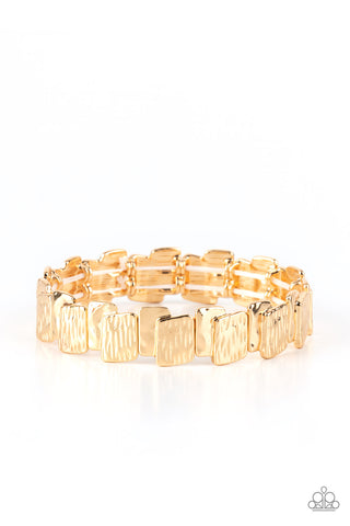 Urban Stackyard - Gold - Paparazzi Accessories