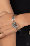 Rosy Repose - Silver - Paparazzi Accessories