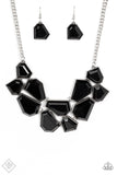 Double-DEFACED - Black - Paparazzi Accessories