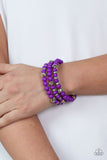 Vibrant Verve - Purple - Paparazzi Accessories