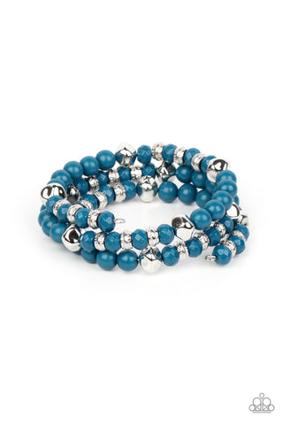 Vibrant Verve - Blue - Paparazzi Accessories