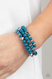 Vibrant Verve - Blue - Paparazzi Accessories