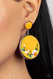 Embroidered Gardens - Yellow - Paparazzi Accessories