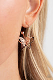 Butterfly Freestyle - Rose Gold - Paparazzi Accessories