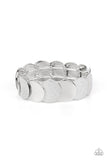 Demurely Disco - Silver - Paparazzi Accessories