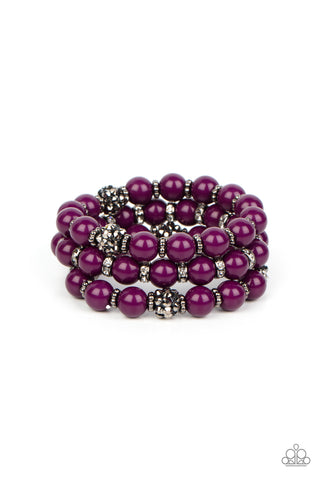 Poshly Packing - Purple - Paparazzi Accessories