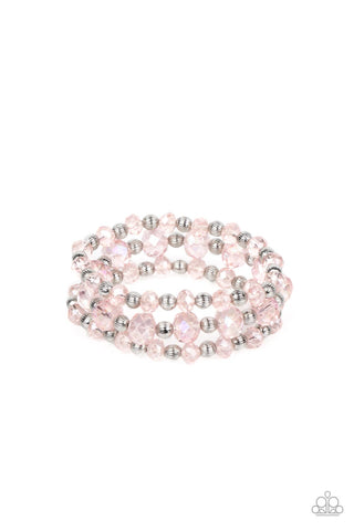 Eiffel Tower Tryst - Pink - Paparazzi Accessories