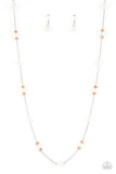 Keep Your Eye on the BALLROOM - Orange - Paparazzi Accessories