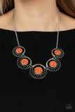 Elliptical Effervescence - Orange - Paparazzi Accessories
