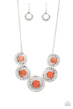 Elliptical Effervescence - Orange - Paparazzi Accessories