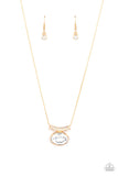 Pristinely Prestigious - Gold - Paparazzi Accessories