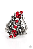 Smoky Smolder - Red - Paparazzi Accessories