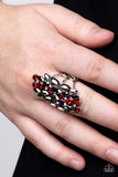 Smoky Smolder - Red - Paparazzi Accessories