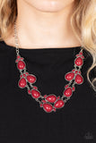 Botanical Banquet - Red - Paparazzi Accessories