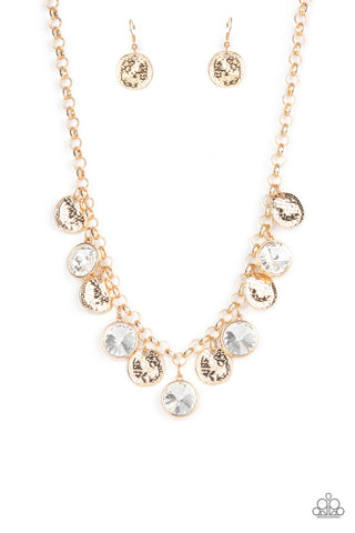 Spot On Sparkle - Gold - Paparazzi Accessories