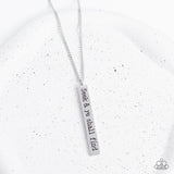 Matt 7:7 - Silver - Paparazzi Accessories