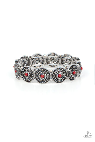 Granada Garden Party - Red - Paparazzi Accessories