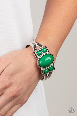 A Touch of Tiki - Green - Paparazzi Accessories