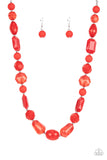 Here Today, GONDOLA Tomorrow - Red - Paparazzi Accessories