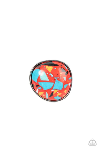 Aesthetically Authentic - Red - Paparazzi Accessories
