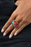 Aesthetically Authentic - Red - Paparazzi Accessories